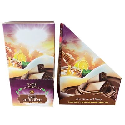 الصناديق الهدية المخصصة مع شعار للطعام البيتزا الشوكولاته