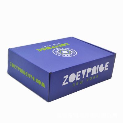 Matt Lamination Corrugated Packaging Box Flute Paper Folding Cardboard Boxes