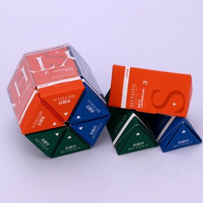 طابع ساخن علبة هدية مخصصة ورق مقوى علبة هدية مستحضرات التجميل